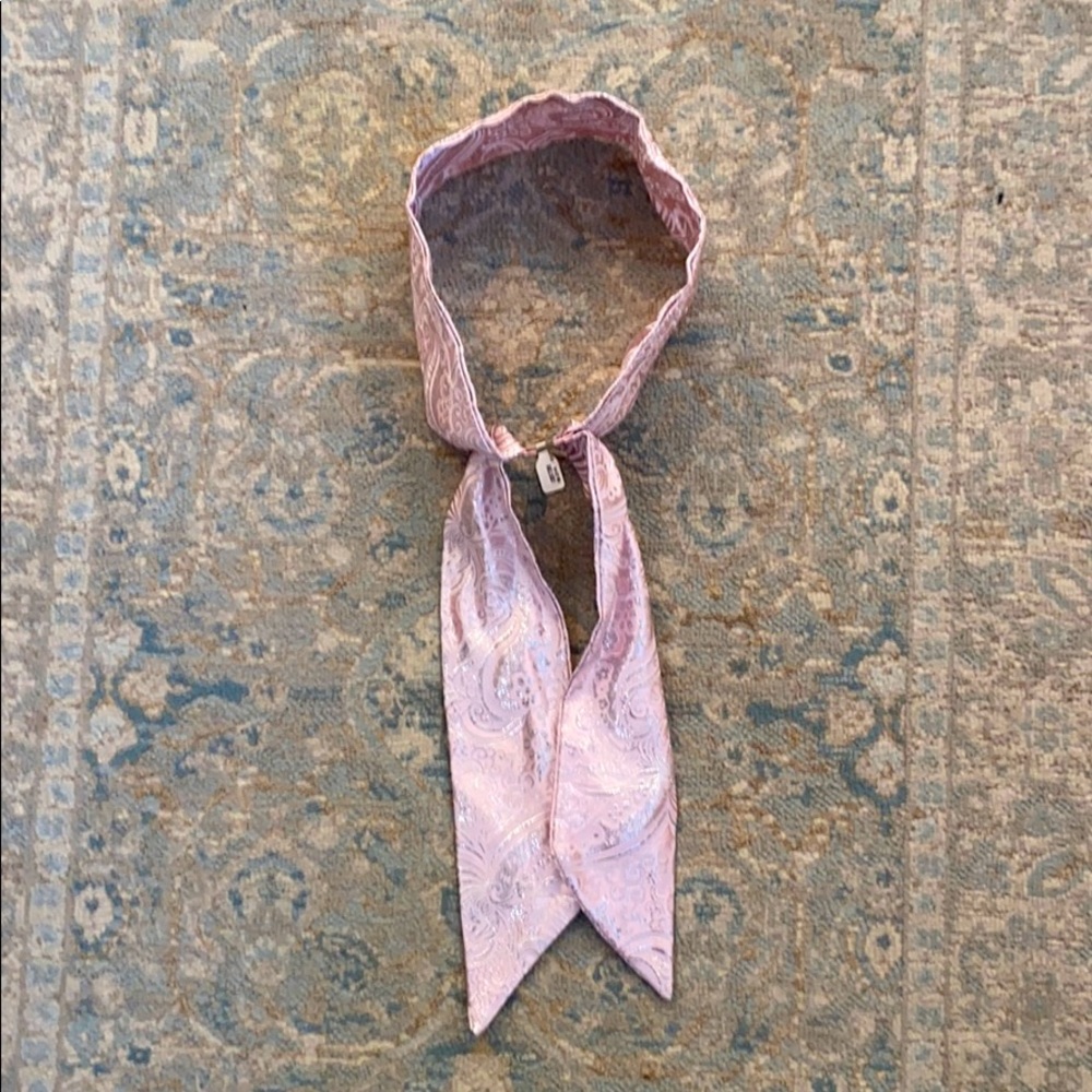 NWT | Anthropologie pink & silver wrap headband - Picture 2 of 5